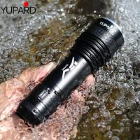 ราคา ไฟฉายดำน้ำแบรนด์ YUPARD ไฟฉายหลอดยูวี UV Xml T6กันน้ำใต้น้ำ Lanterna นักดำน้ำรวมแบตเตอรี่และที่ชาร์จ (17340003469)