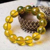 ราคา น้ำใสสีฟ้าสีเหลืองอำพันสร้อยข้อมือผู้ชายและผู้หญิงน้ำผึ้งขี้ผึ้งรอบลูกปัดสร้อยข้อมือ Wenwan พระพุทธรูปลูกปัด (13879248785)