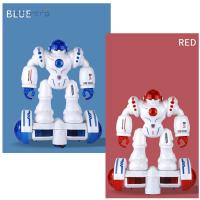 ราคา RAE RoboCop Dancing Walking Robot Musical Baby Toy With Music And LED Colorful Light (20850785415)