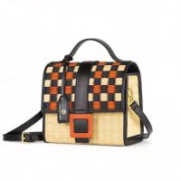 ราคา กระเป๋า Chaksarn รุ่น Candy กระเป๋าเสื่อกกทอมือกับหนังวัวแท้ ดีไซน์โมเดิร์นหลากสี ใช้ถือหรือสะพายข้าง (21228649853)