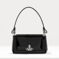 ราคา New Vivian West Empress Hazel Saturn Armpit Bag French Stick Bag Patent Leather Handbag Shoulder Niche Small Square Bag (20799866934)