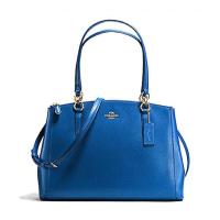 ราคา กระเป๋าถือ COACH แท้ ใบใหญ่ หนังแท้ หนังฟอกแบบกันรอยขีดข่วน ช่องเยอะ มีสายยาว COACH 36606 CHRISTIE CARRYALL IN CROSSGRAIN LEATHER (7443363970)