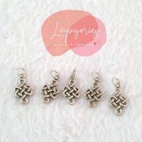 ราคา จี้เงินแท้925 เงื่อนมงคล ตกแต่งกำไล diy จี้ห้อยคอ ตัวคั่นกำไล บริการเก็บเงินปลายทาง สำหรับคุณ (16197096292)