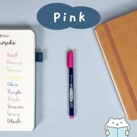 ราคา ปากกาพู่กัน Tombow Fudenosuke Hard Tip หัวบรัช หัวพู่กัน บูโจ Brush Pen Calligraphy Bullet Journal Bujo by mimisplan (16648920100)