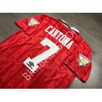 ราคา RETRO เสื้อฟุตบอลย้อนยุค แมนยู Home เหย้า 1992 94 พร้อมเบอร์ชื่อ 7 CANTONA และอาร์มพรีเมียร์ลีค (20866310940)