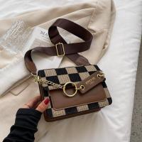 ราคา Checkerboard Mini Fabric Flap Crossbody Sling Bags for Women 2022 Luxury nd Design Handbag Simple Shoulder Bag Handbags (13597578176)