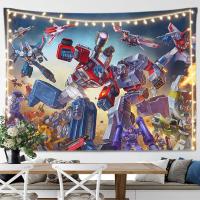 ราคา ผ้าพื้นหลัง Transformers ผ้าแขวนข้างเตียง Bumblebee ผ้าม่านตกแต่งห้องเด็กชาย Optimus Prime พรมติดผนัง (15875271104)
