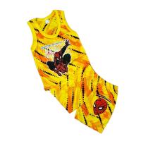 ราคา ชุดเซ็ตเด็ก ชุดเสื้อกล้าม กางเกงขาสั้น ผ้ามัน สีสะท้อนแสง ลายการ์ตูน ไซส์ S สำหรับเด็ก 9 เดือน 2 ขวบ STR0015 (21130148137)