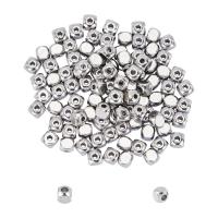 ราคา 100pcs 4mm Square Spacer Beads Stainless Steel Loose Beads 1 2mm Hole Bead Finding Metal Bead for DIY Bracelets Necklaces Jewelry Making Stainless Steel Color (20733182860)