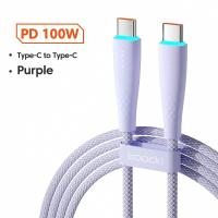 ราคา Toocki 100W USB C ถึง USB C สาย PD USB Type C To Type C To Type C สายชาร์จข้อมูลที่ชาร์จความเร็วสูงสำหรับ Macbook Xiaomi Samsung Huawei (20610779400)