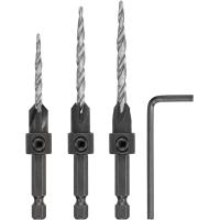 ราคา DEWALT Countersink Drill Bit Set 6 8 10 3 Piece DW2535 (16193323614)