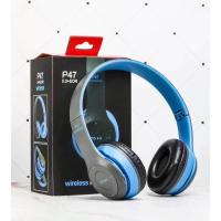ราคา หูฟังบลูทูธ ไร้สาย หูฟังบลูทูธ Bluetooth หูฟังไร้สาย ดีไซน์สวย ครอบหูนุ่มใส่สบาย รุ่น P47 Wireless Headphones (13897208595)