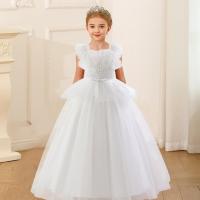 ราคา MQATZ ชุดเดรสเด็กผู้หญิงดอกไม้สำหรับงานแต่งงานเด็กชุดลูกไม้ยาวประกวดเจ้าหญิงวันเกิดปาร์ตี้งานกาล่าชุดราตรีทางการ ALP 0003 (19726307325)