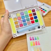 ราคา สีน้ำ Koi สีน้ำตลับ สีน้ำพกพา สีน้ำ KOI สีน้ำ SAKURA สีน้ำ โคอิ แบบพกพา Koi water colors (11974934385)