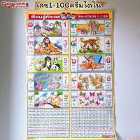 ราคา โปสเตอร์ แบบฝึกอ่าน ตัวเลข 1 100 โปสเตอร์สื่อการเรียนรู้ ก ฮ สูตรคูณ ท่องจำ สอนเด็ก อนุบาล หัดจำ สุภาษิตไทย ภาษาไทย (19493746041)