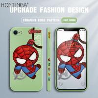 ราคา Hontinga เคสโทรศัพท์มือถือ เคสไอโฟน ลายสไปเดอร์แมน สำหรับIphone 6 6S 7 8 Plus SE 2020 (8908509924)