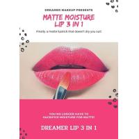 ราคา DREAMER LIP 01 ลิปติก เลือกเฉดสี ที่สวยในสไตล์ที่เป็นคุณ สวยครบ จบในแท่งเดียว แมทแบบผู้ดี ไม่แห้งเป็นขุย เนียนเรียบ (17230198014)