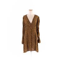 ราคา Zara เดรสแขนยาวพิมพ์ลายดอกไม้ ป้ายแบรนด์ระบุไซส์ EUR XL Preloved (20670487229)