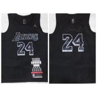 ราคา Mens 2023NBA Los Angeles Lakers 24 Kobe Bryant Black Basketball Jersey (19776666741)