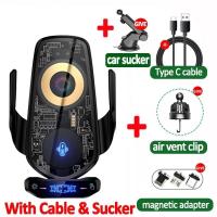 ราคา แท่นชาร์จโทรศัพท์แบบไร้สาย15W แท่นชาร์จเร็วสำหรับ iPhone Samsung Xiaomi ที่ชาร์จในรถยนต์แบบแม่เหล็กอัตโนมัติ (21170945833)