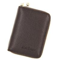 ราคา Genuine PU Leather Mens Wallet Credit Card Holder Blocking Zipper Pocket Men Bag Multicard Fashion Black Zipper Walet (19688637520)
