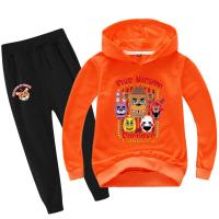 ราคา FIVE NIGHTS FREDDYS Hoodie Jogger สำหรับชายหญิงเด็กเกาหลีเสื้อผ้าเด็กฤดูใบไม้ผลิฤดูใบไม้ร่วงผ้าฝ้าย โพลีเอสเตอร์2ชิ้นชุดเสื้อแขนยาวกางเกง (16492640729)