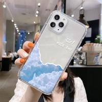 ราคา Good case Phone Case for iPhone 12 Pro Max iPhone 11 Pro Max X XR XS SE 2020 8 7 6 6S Plus Covers Soft Silicone Sunny Clouds Couple Style Phone Cases Shockproof TPU Shell Ultra thin Cover (20393403035