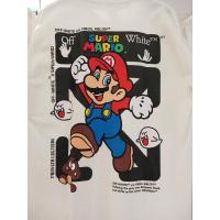 ราคา เสื้อยืดคอตตอน เสื้อยืด เสื้อยืดแขนสั้น สกรีนลาย Off White X Super Mario (21117052228)