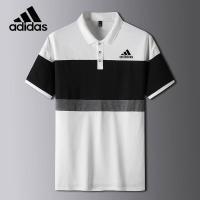 ราคา Adidas เสื้อโปโลผู้ชายแขนสั้นคอปกเสื้อยืดคอปกผ้าฝ้ายแท้เสื้อกีฬาสำหรับฤดูร้อน (10405149603)