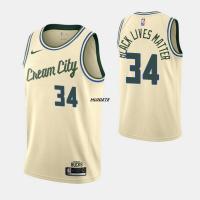 ราคา 2022 23 New Original NBA Milwaukee Bucks 34 Giannis Antetokounmpo Jersey (19776075834)