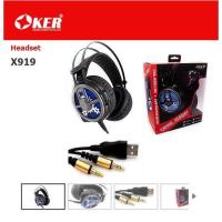 ราคา หูฟ้งเกมิ่ง Headset OKER X 919 (6519592438)