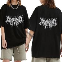 ราคา Oversized T shirt Woman Hip Hop Gothic Sleeve Print Short Sleeve Streetwear Funny Harajuku Summer Top Female T shirt Clothes (12949883493)