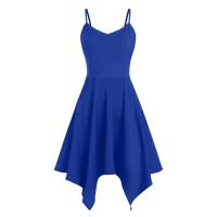 ราคา ชุดเดรสยาวพิมพ์ลายสำหรับงานแต่งงานผ้าเช็ดหน้าลายดอกทานตะวันไม่สมมาตรลายดอกแฟชั่นสายเดี่ยวสำหรับผู้หญิงชุดคลุมลูกไม้แบบหลวมสำหรับผู้หญิง (20143154694)