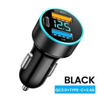 ราคา Toocki 66W ที่ชาร์จแบตในรถ USB Type C ชาร์จเร็ว PD ที่ชาร์จแบตในรถอะแดปเตอร์ชาร์จในรถยนต์สำหรับ14 Pro Max Xiaomi Samsung QC3 0 USB C (20922481222)