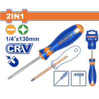 ราคา WADFOW ไขควงสลับหัว 2 in 1 รุ่น WSS45M3 CR V ดอกไขควง ไขควง ไขควงชุด ไขควงเปลี่ยนหัว ประแจขัน เครื่องมือช่าง วัตโฟ (21042695239)