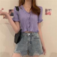 ราคา เสื้อครอปหญิง เสื้อครอป เสื้อแฟชั่นผญ เสื้อเอวลอย เสื้อครอปไหมพม ครอปไหมพรม จัดส่งภายใน1วัน (11252365048)