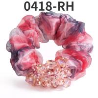 ราคา Exquisite head flower ball head curler Korean hair rope rubber band leather cover head rope jewelry (13563646385)