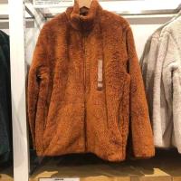 ราคา UNIQLO นำเข้า L CP ฤดูใบไม้ร่วงและฤดูหนาว U บ้านผู้ชายและผู้หญิงยาวกำมะหยี่ขนแกะขั้วโลกซิปแจ็คเก็ตแขนยาวแจ็คเก็ตที่อบอุ่นแจ็คเก็ต450198แท้ใหม่ (16679349333)