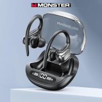 ราคา New Arrival Monster 202 iSport Lite หูฟังไร้สายบ Bluetooth 5 3 TWS หูฟังกีฬาหูฟังแบบเกี่ยวหูกันน้ำไฮไฟสเตอริโอหูฟังตัดเสียงรบกวนพร้อมไมโครโฟนจอแสดงผล LED (21193595960)