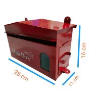 ราคา ตู้จดหมายสีแดง ตู้ไปรษณีย์ ตู้รับจดหมาย (21019213699)