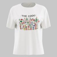 ราคา Closet Crush Round neck t shirt with short sleeve and multi printed White เสื้อยืดคอกลมแขนสั้นคอกลมพิมพ์ลาย (20871283972)