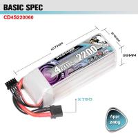 ราคา CODDAR แบต lipo 4s 14 8V 2200mAh 60c (20946177021)