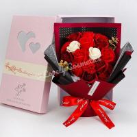 ราคา กุหลาบ ช่อกุหลาบ ช่อดอกไม้ กล่องหัวใจ ฟรี การ์ดอวยพร กุหลาบสบู่ ของขวัญวาเลนไทน์ พร้อมส่ง (12147307318)