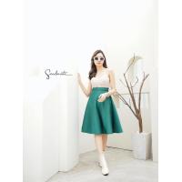 ราคา กระโปรงผ้าโฟม ทรงสวิงบานพริ้ว ยาว24นิ้ว เอวfreesize 25 34 นิ้ว (20912274189)