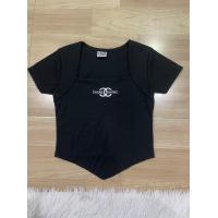 ราคา เสื้อครอป chanel งานผ้าร่องงานปักงานสวยมากกก ใส่เที่ยวใส่ปาร์ตี้ (20600663291)