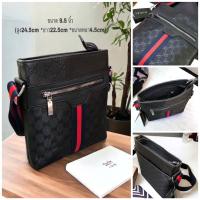 ราคา กระเป๋าสะพาย 8016 ขนาด 9 5 นิ้ว กระเป๋าสะพายข้าง ผู้ชายรุ่นใหม่ล่าสุด งาน hiend สินค้าพร้อมส่ง 1 ถึง 3 วันลูกค้าได้รับของ (20905214015)