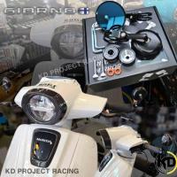 ราคา กระจกปลายแฮนด์ ทรงกลม อลูมิเนียมCNC เลนส์กระจกตัดแสงสีฟ้า ตรงรุ่น Honda Giorno และ Click 160 (21020755165)