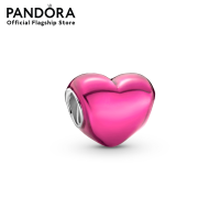 ราคา Pandora Heart sterling silver charm with transparent pale cerise enamel ชาร์ม ชาร์มสีชมพู หัวใจชมพู ชาร์มหัวใจชมพู แพนดอร่า ชาร์มแพนดอร่า (12092108620)