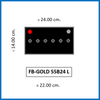 ราคา แบตเตอรี่รถยนต์ FB รุ่น PREMIUM GOLD 55B24 L R SMF 50Ah พร้อมใช้ ไม่ต้องเติมน้ำ สำหรับรถเก๋ง 1800cc (14630733291)