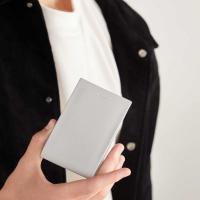 ราคา dashbrand DA19 Pocket Wallet Grey กระเป๋าสตางค์ผู้ชาย กระเป๋าตังแบบหนีบ หนังแท้ ดีไซน์เรียบ มินิมอล สีเทา Minimal Leather Money Clip Men (7690709988)